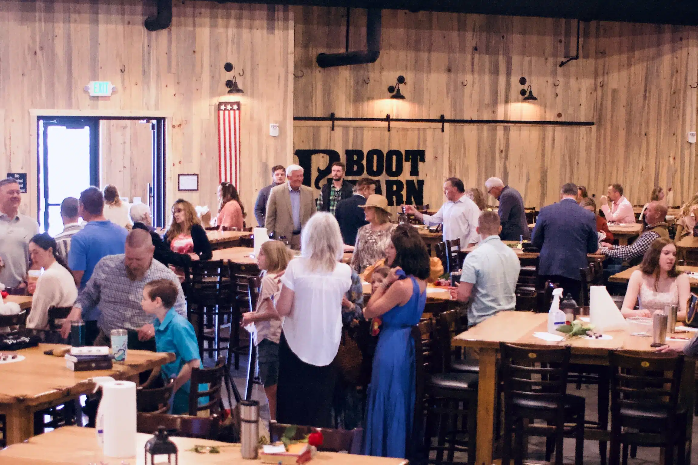 Sunday Service at the Boot Barn Hall